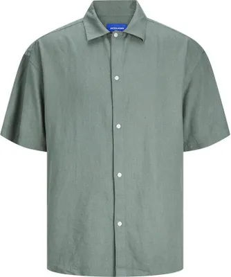 Produktbild von JACK&JONES ORIGINALS JORFARO LINEN OVERSIZED SHIRT SS SN Laurel Wreath XXL