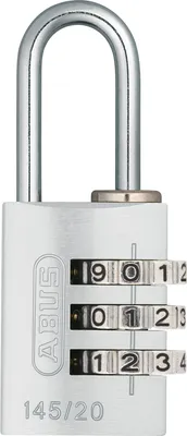 Produktbild von ABUS Zahlenschloss 145/20 in silber