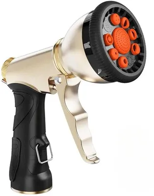 Immagine prodotto di Pistola a spruzzo in metallo Oranjes per giardino e auto con 9 funzioni, idropulitrice