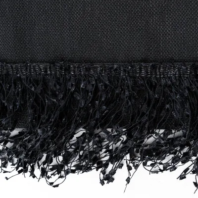 Produktbild von EUROFIRANY Eleganter Läufer Tischläufer 40x140 schwarz