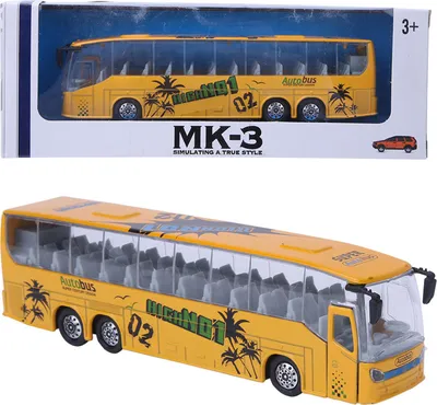 Produktbild von 1:50 Simulation Transit Bus Modell Spielzeug Legierung Zurückziehen mit Licht und Musik für Kinder (Gelb)