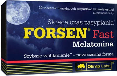 Produktbild von Olimp Forsen Fast Melatonin 30 Tabletten