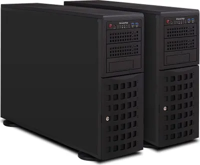 Immagine prodotto di bluechip SERVERline T50312s Collax HA-Edition – 2× Intel Xeon Silver 4410Y, 64 GB RAM, 2× 960 GB SSD, 4× 10 Gbit LAN
