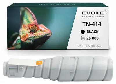 Immagine prodotto di Cartucce toner compatibili per la stampante Konica Minolta TN-414 TN414, colore nero, resa di 25.000 pagine, compatibili con i modelli Bizhub 363 e 423