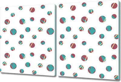 Produktbild von Glas Schneidebrett Herdabdeckplatten Schneideplatten - 2x 40x52 cm - Fruchtpunkte
