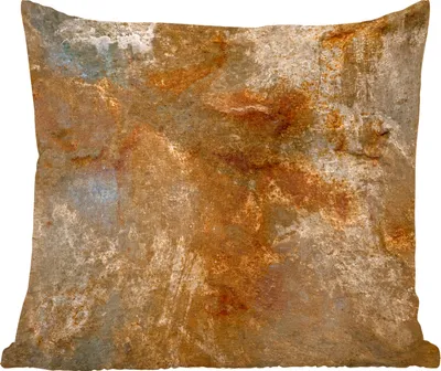 Produktbild von MuchoWow® Zierkissen Sofakissen Wohnzimmer Dekokissen 40x40 cm Rost - Gold - Bronze - Foto Kissen - Schlafzimmer Dekoration