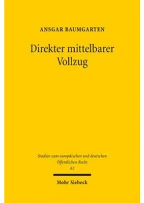 Zdjęcie produktu dla Direkter mittelbarer Vollzug