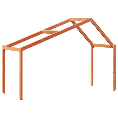 Produktbild von Dach für Kinderbett Wachsbraun 203x95,5x142cm Massivholz Kiefer