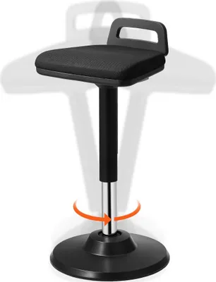 Immagine prodotto di Sgabello regolabile in altezza - Sedia attiva e sgabello girevole - Sgabello da ufficio 625-875 mm - Ergonomico e confortevole