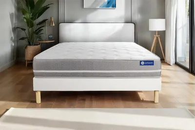 Produktbild von Actilatex touch matratze 180x190cm + Bettgestell mit lattenrost , Härtegrad 2 , Latex und Memory-Schaum , Höhe : 20 cm