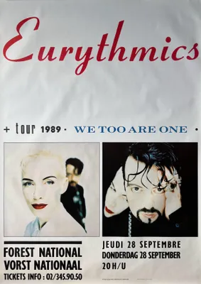 Immagine prodotto di Eurythmics - Tournée 1989 - Locandina - 70x100 cm