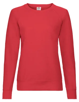 Image de Fruit of the Loom - Pull pour femmes à manches raglan FK1925 (XL) (rouge)