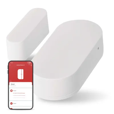 EMOS GoSmart - Smart Home Fenster- und Türsensor mit App - Zigbee - kabellos - 3M-Klebeband, inkl. B