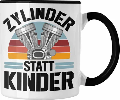 Produktbild von Trendation - Tuner Tasse Geschenke Autotuner Geschenkidee Autoliebhaber Tasse für Männer Autofan Kaffeetasse (Schwarz)