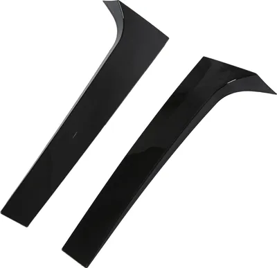 Image de Paire de vitres arrière de voiture - Ailes latérales de remplacement noir brillant pour Mercedes Benz GLK classe X204 2009-2015