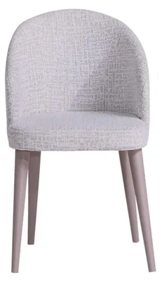Produktbild von Stuhl Stil modern Farbe weiß Esszimmer neu Holz Stoff weich bequem