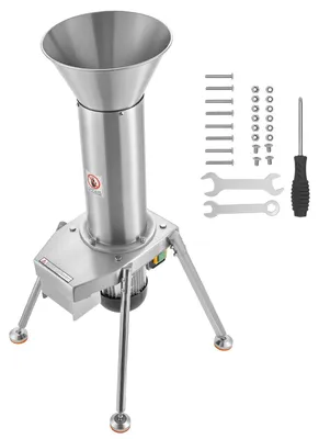 Immagine prodotto di SucceBuy Passaverdure elettrico da 1100 W, acciaio inossidabile SUS304, adatto a mele con diametro fino a 80 mm, capacità di 164 kg/h, ideale per pere, ananas, guava, carote e patate