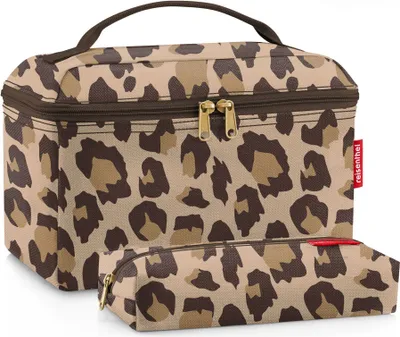 Immagine prodotto di reisenthel beautycase set #1, Kosmetiktasche, Kulturtasche, Leo Macchiato, 4 L, FG6048