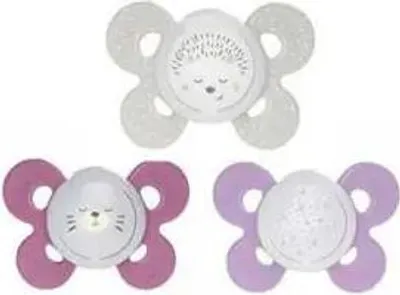 Image de Sucette en silicone Chicco Physio Comfort Girl 16-36 M 2u