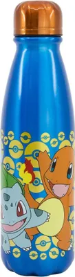 Produktbild von Pokemon Pikachu and Friends ALU Wasserflasche Trinkflasche 600 ml