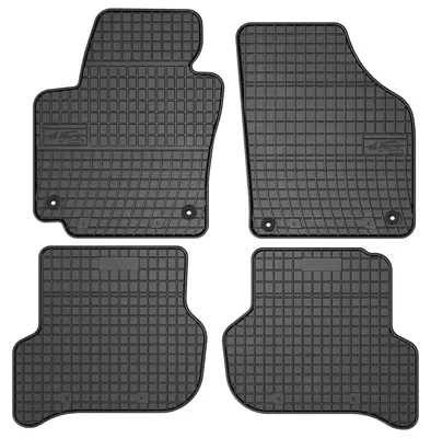 Zdjęcie produktu dla Dywaniki gumowe do Seat Altea 08.2008-2015 (minivan) – 4 szt., czarne, dopasowane – Wielganizator SolidPRO