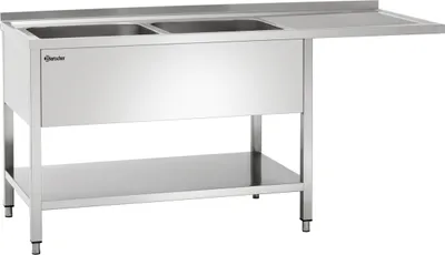 Produktbild von Bartscher Spülcenter 700, B1600  2 Becken LI