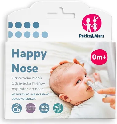 Obrázok produktu pre PETITE&MARS Odsávačka nosných hlienov na vysávač Happy Nose 0 m+