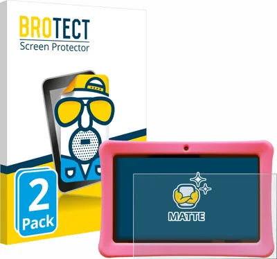 Produktbild von 2x BROTECT Schutzfolie für Contixo Kids 7" Tablet Displayschutz Displayschutzfolie Folie Matt Entspiegelungsfolie