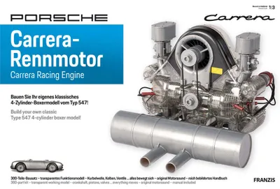Produktbild von Franzis Elektronik Bausatz Porsche Carrera Rennmotor