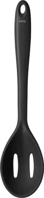 Produktbild von KELA Servierlöffel mit Löchern Tom Silikon schwarz KL-12627