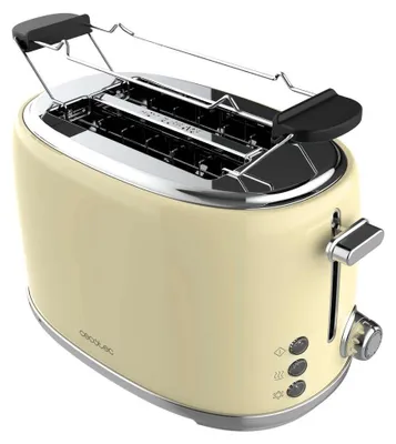 Obrázek produktu pro Cecotec Vertikální topinkovač Toast&Taste 1000 Retro Double Beige