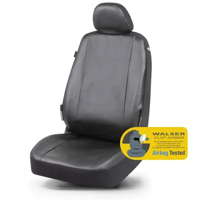 Immagine prodotto di Walser universal Coprisedile per auto Toulouse per sedile conducente o passeggero antracite in Pelle finta, 10501