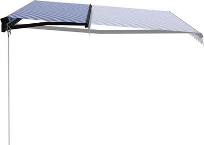 Immagine prodotto di Tenda da Sole Retrattile Manuale 450x300 cm Blu e Bianca