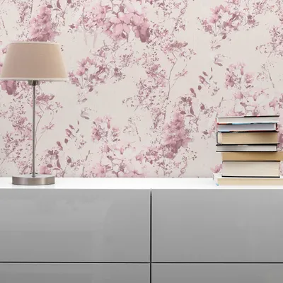 Produktbild von TADESSI Tapete Blumen Florentin M1-No.1301 Vliestapete Rosa Lila Floral Wohnzimmer Schlafzimmer Küche