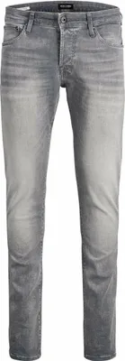 Produktbild von Jack & Jones 12147024, Grau, Jeans, Baumwolle, Elasthan, Nicht bleichen, Nicht im Wäschetrockner trocknen, Schonwaschgang (40°C)