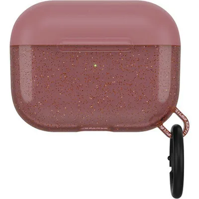 Produktbild von OtterBox Ispra Tasche Apple AirPods Pro - Pink - Polycarbonat, Thermoplastisches Elastomer, Zinklegierung Body - Kratzfest, Abriebfest, Robuster Rahmen, Sturzsicher - Karabinerclip