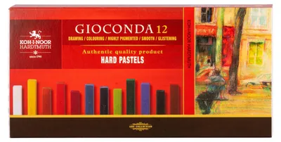 Obrázok produktu pre KOH-I-NOOR Gioconda Hard Pastels Sada suchých pastelov 12 ks