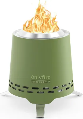 Produktbild von Kleiner Smokeless Ofen 16,5cm für Terrasse, tragbar, grün
