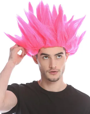 Produktbild von WIG ME UP Perücke Hochtoupiert Fee Blume Rosa 91062-PC5