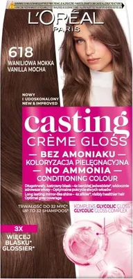 Produktbild von L'Oreal Paris Casting Creme Gloss Haarfarbe 618 Vanille-Mokka - 1er Pack (180 ml)