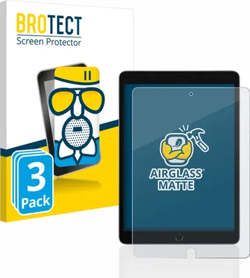 Produktbild von 3x BROTECT Entspiegelungs Schutzglas für Apple iPad 10.2" WiFi 2021 / WiFi Cellular 2021 Schutzfolie Panzer Folie Glas Display Schutz matt