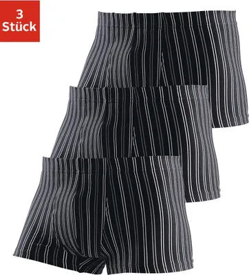 Produktbild von LE JOGGER Boxer Boxershorts für Herren 3 -teilig schwarz Größe 9