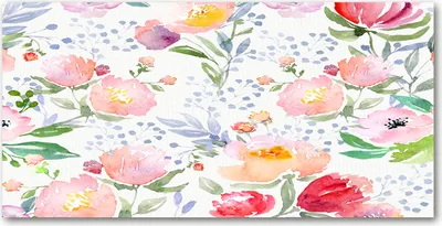 Produktbild von Tulup Glas-Bild -140x70- Wandkunst Dekorative Wand für Küche & Wohnzimmer - Blumen & Pflanzen - Mohnblumen - Mehrfarbig