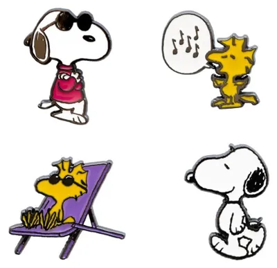 Zdjęcie produktu dla Erik Editores Zestaw spinek Snoopy wielokolorowy wielokolorowy jeden rozmiar