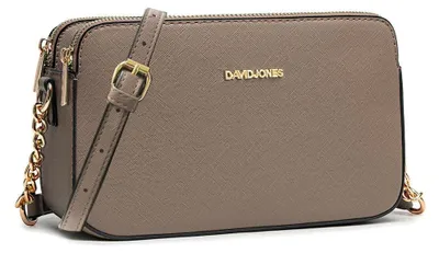 Obrázok produktu pre David Jones – Dámska malá kabelka cez rameno – Kabelka z umelého materiálu (Imitácia kože) – Zapínanie na zips