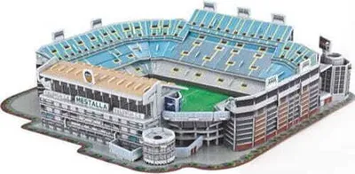 Produktbild von Fußballstadion - MESTALLA - Valencia FC - Puzzle 3D 120 Elemente