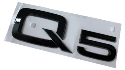 Original Audi Q5 8R FY Black Edition Schriftzug Emblem Logo Schwarz in der Farbe Schwarz von Volkswagen AG