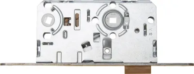 Produktbild von ABUS WC-Einsteckschloss (DIN: DIN links, Stulpfarbe: Hammerschlag Gold) DIN: DIN links Stulpfarbe: Hammerschlag Gold