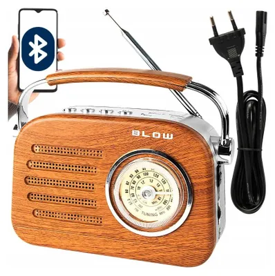 Produktbild von BLOW 77-532#, Tragbar, Analog, AM, FM, 87,5 - 108 MHz, 530 - 1600 kHz, Holz