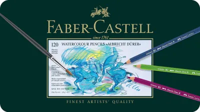 Produktbild von Faber Castell Aquarellstift A.Dürer 3,8 mm 120er Metalletui
